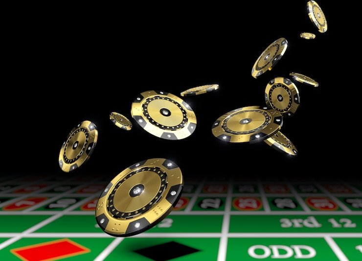 Dealer live gacor188 melempar tiga dadu dalam studio Sic Bo